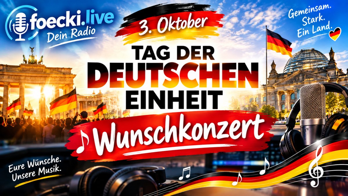 Wunschkonzert am 3. Oktober von 15 bis 18 Uhr